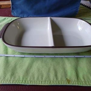 DENBY Summit Celadon divided dish